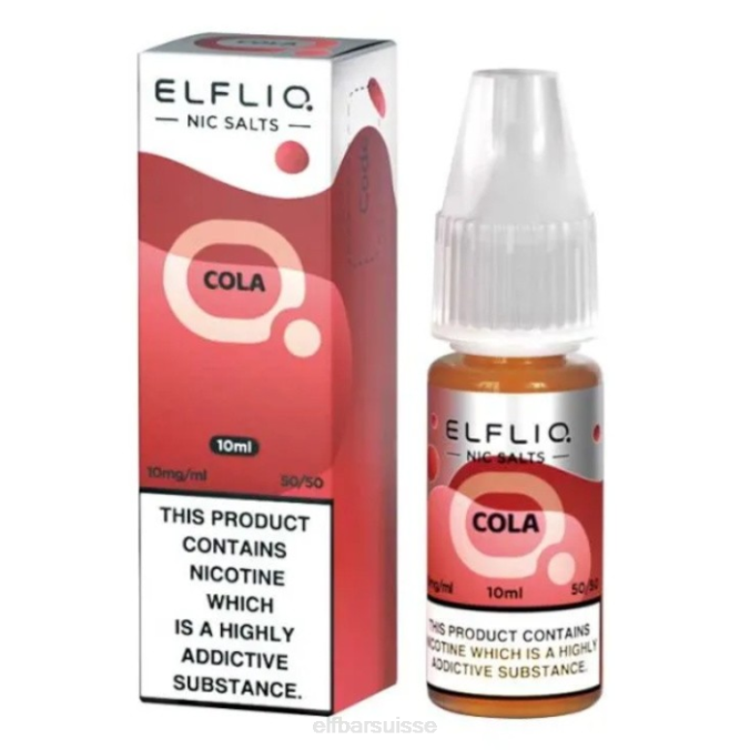 elfbar elfliq sels de nicotine - cola - 10ml-20 mg/ml FN40195
