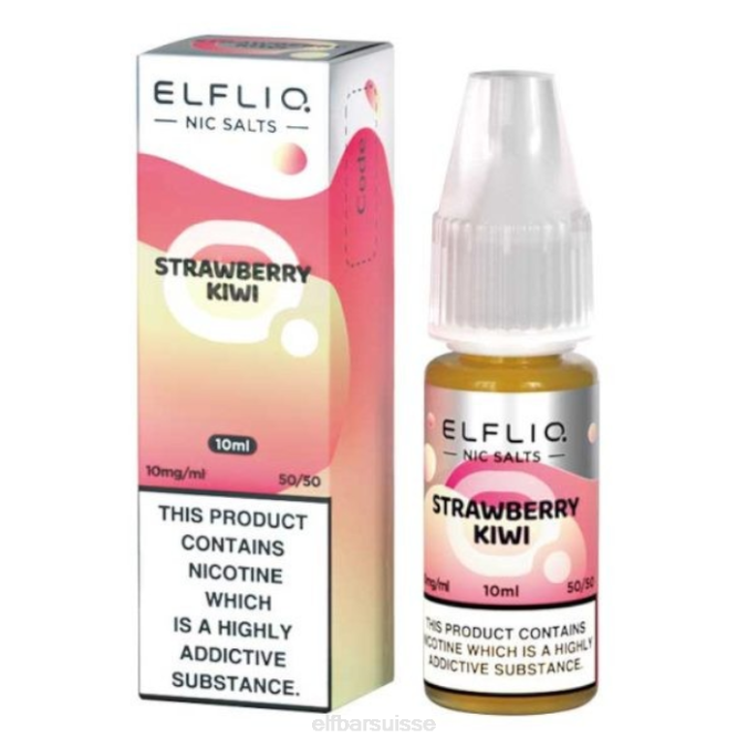 sels de nic elfbar elfliq - fraise kiwi - 10ml-10 mg/ml FN40180