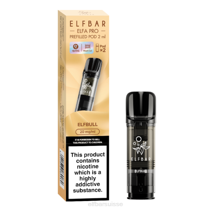 elfbar elfa pro dosettes préremplies - 20 mg - 2pk FN40101 elfe turbo