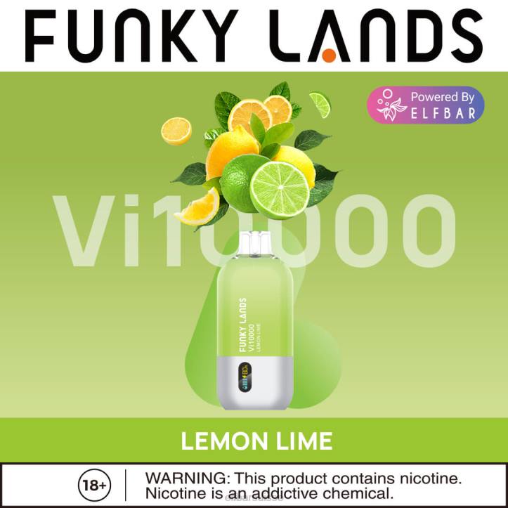 ELFBAR Funky Lands Vape jetable Vi10000 bouffées citron vert H268164