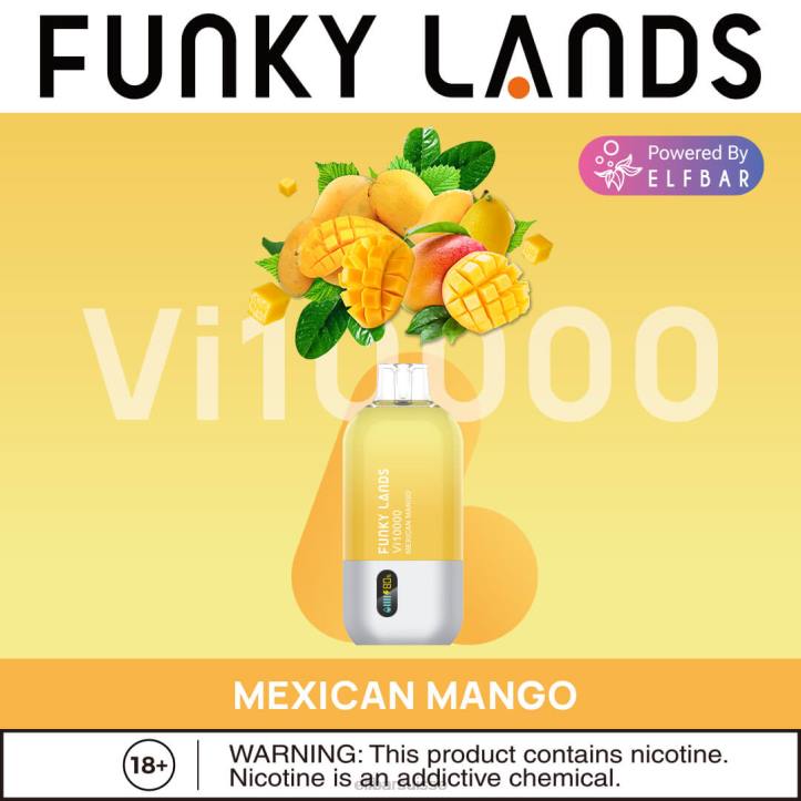 ELFBAR Funky Lands Vape jetable Vi10000 bouffées mangue mexicaine H268166